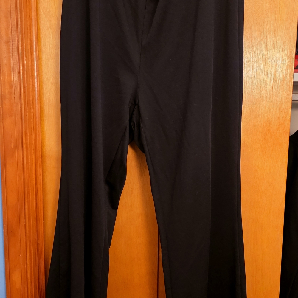 Black Wide-Leg Pants